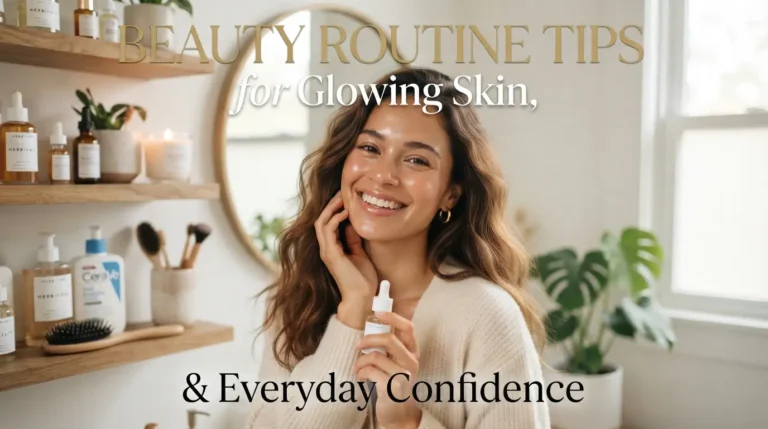 Beauty Routine Tips for Glowing Skin, Healthy Hair & Everyday Confidence