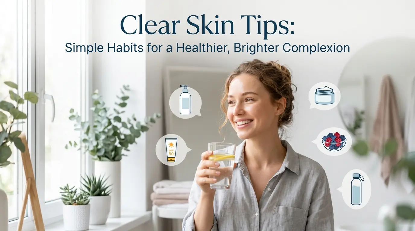Clear Skin Tips: Simple Habits for a Healthier, Brighter Complexion