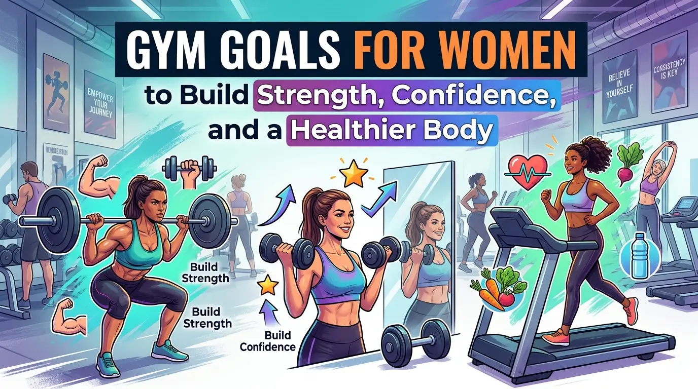 Gym Goals For Women to Build Strength, Confidence, and a Healthier Body