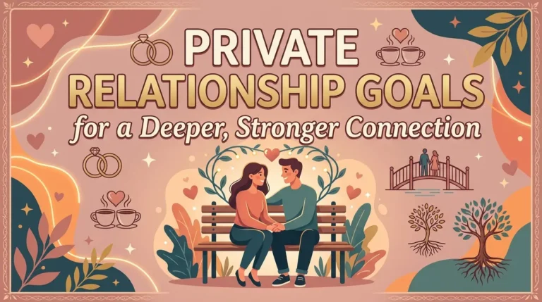 Private Relationship Goals for a Deeper, Stronger Connection