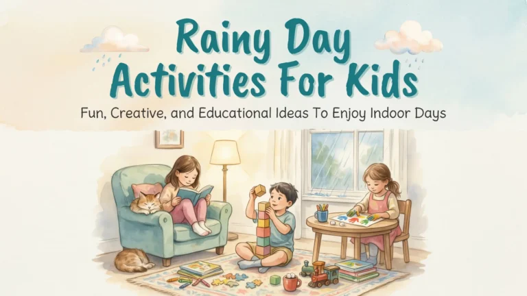 Rainy Day Activities For Kids: Fun, Creative, and Educational Ideas To Enjoy Indoor Days