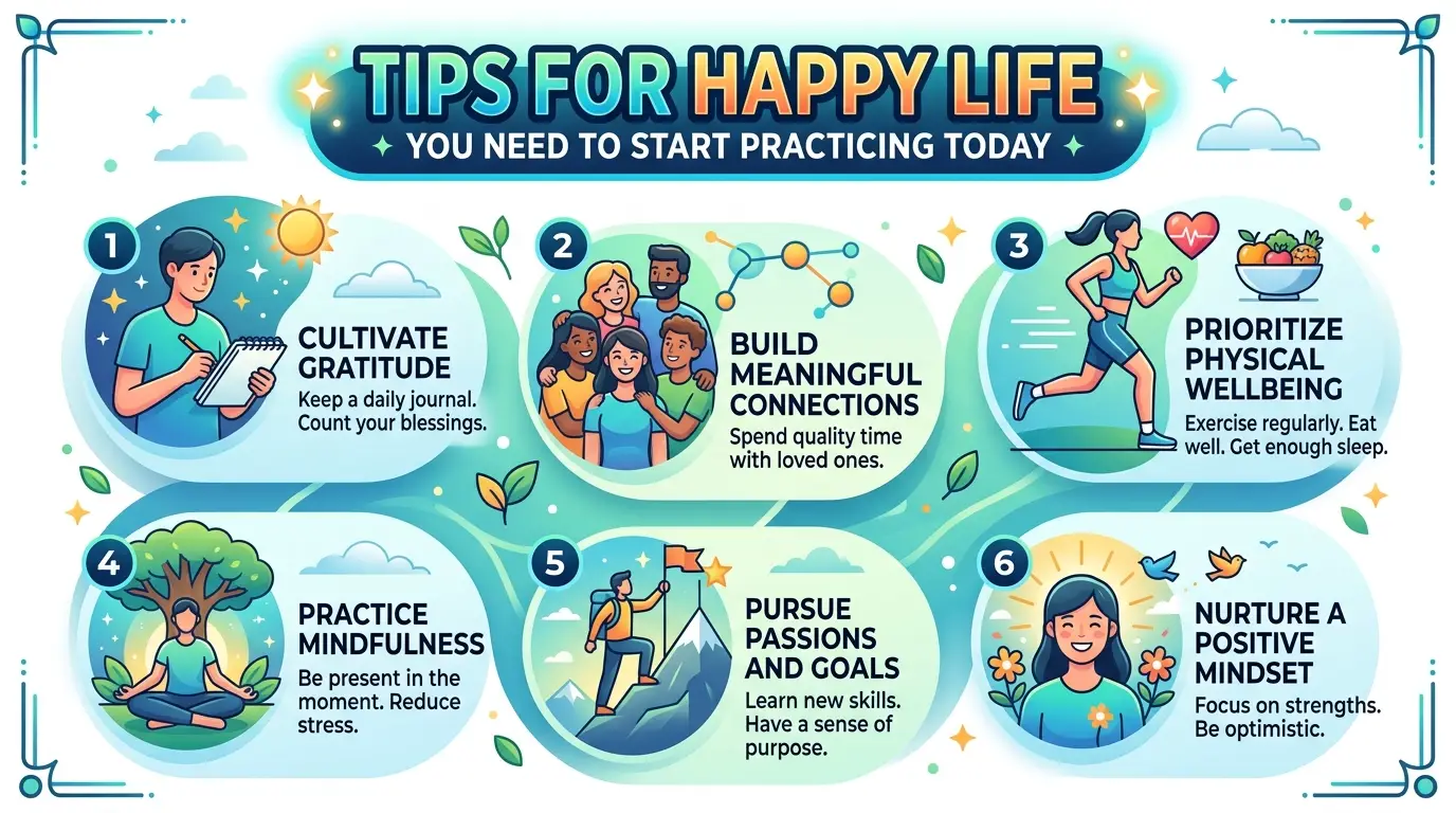 Tips For Happy Life You Need To Start Practicing Today