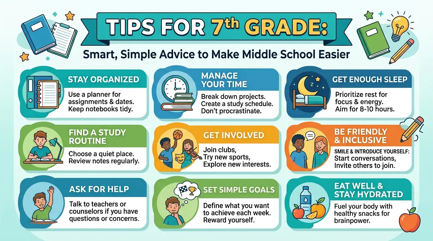 Tips for 7th Grade: Smart, Simple Advice to Make Middle School Easier