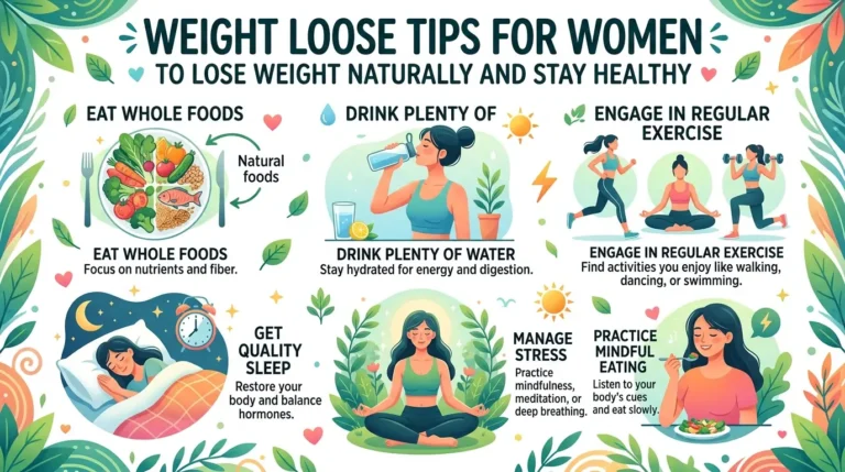 Weight Loose Tips for Women to Lose Weight Naturally and Stay Healthy