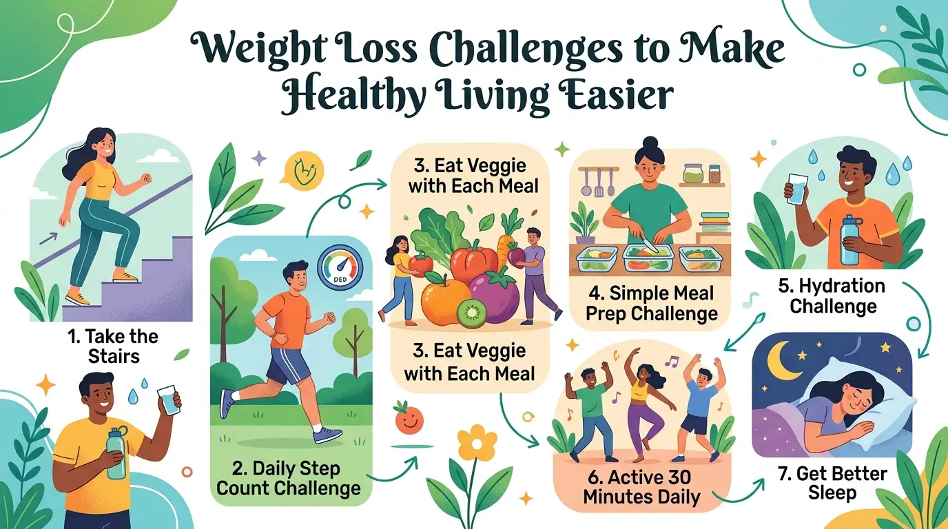 Weight Loss Challenges to Make Healthy Living Easier