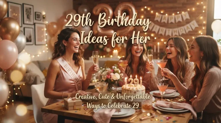 29th Birthday Ideas for Her: Creative, Cute & Unforgettable Ways to Celebrate 29