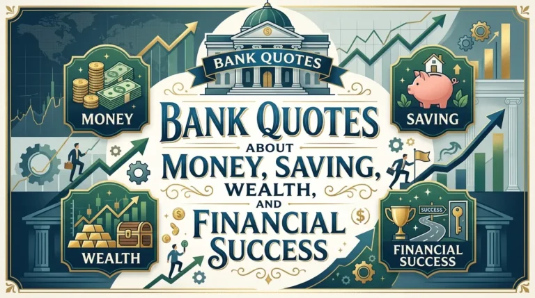 Bank Quotes About Money, Saving, Wealth, and Financial Success