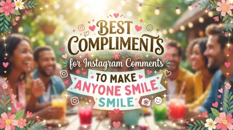 Best Compliments for Instagram Comments to Make Anyone Smile
