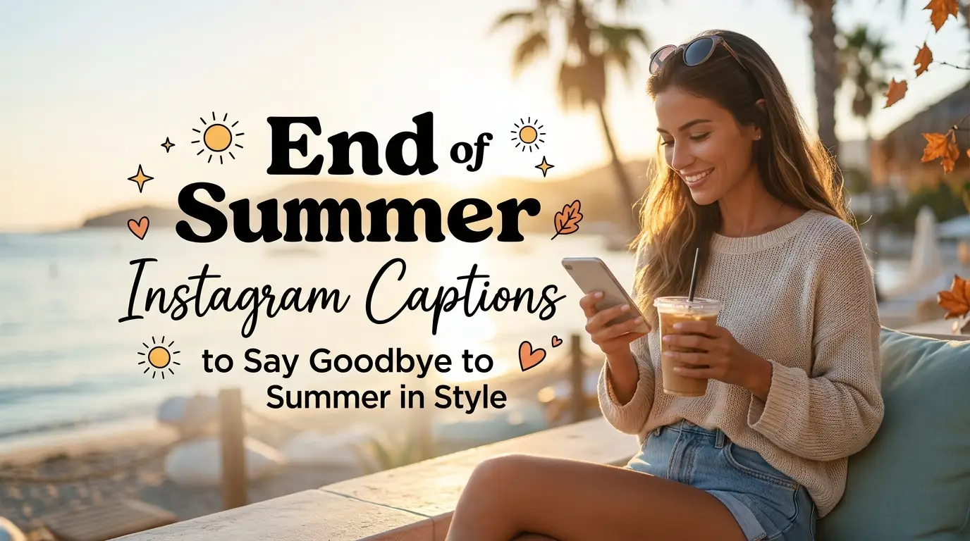 End of Summer Instagram Captions to Say Goodbye to Summer in Style