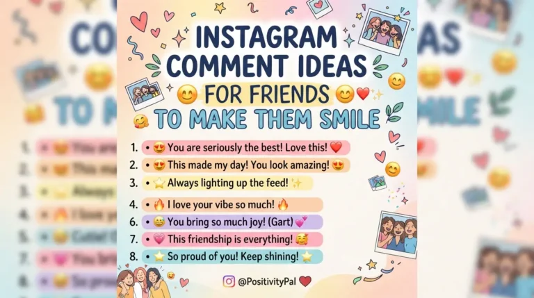 Instagram Comment Ideas for Friends to Make Them Smile