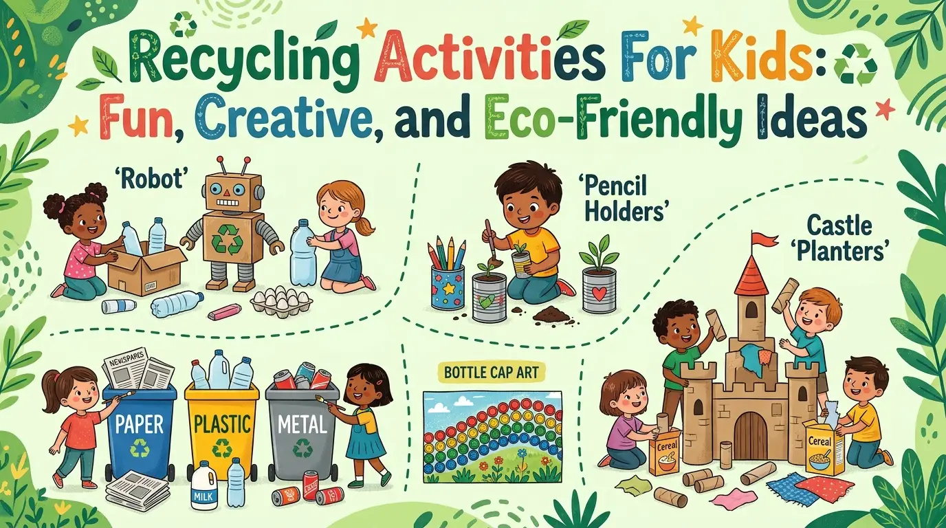 Recycling Activities For Kids: Fun, Creative, and Eco-Friendly Ideas