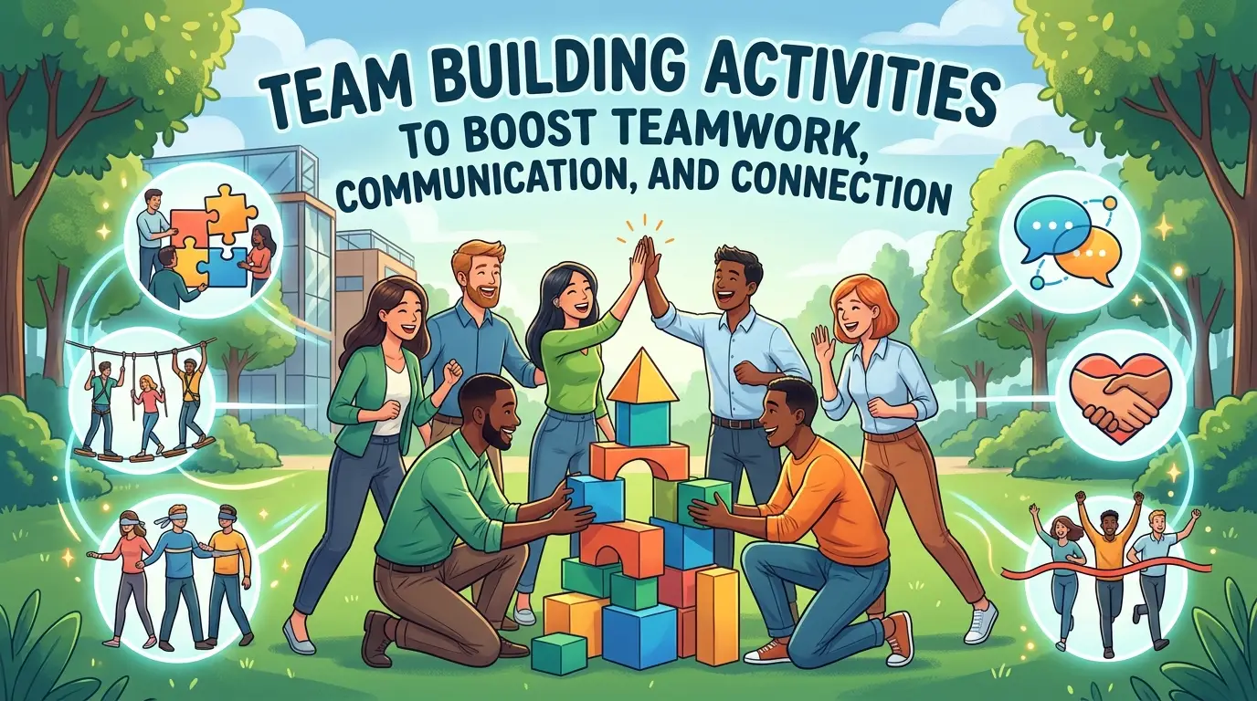 Team Building Activities To Boost Teamwork, Communication, And Connection