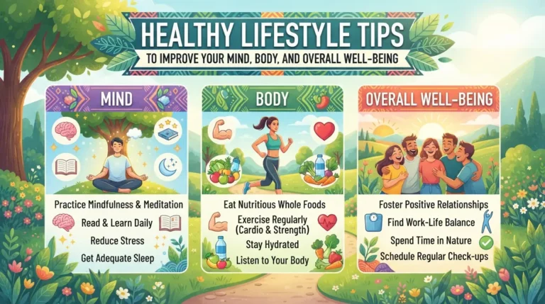 Healthy Lifestyle Tips to Improve Your Mind, Body, and Overall Well-Being