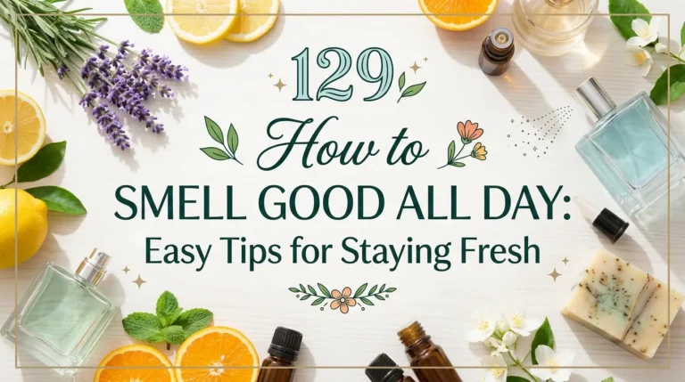 How to Smell Good All Day: Easy Tips for Staying Fresh