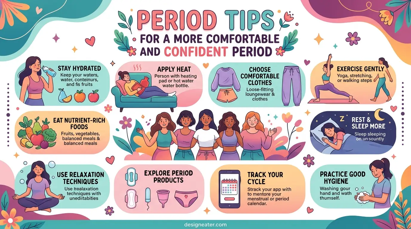 Period Tips for a More Comfortable and Confident Period