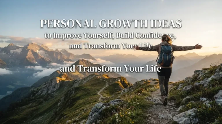 Personal Growth Ideas to Improve Yourself, Build Confidence, and Transform Your Life